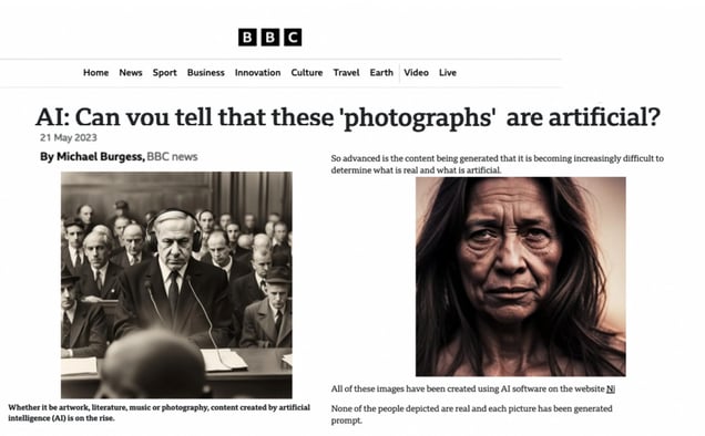 FAKE - AI photos