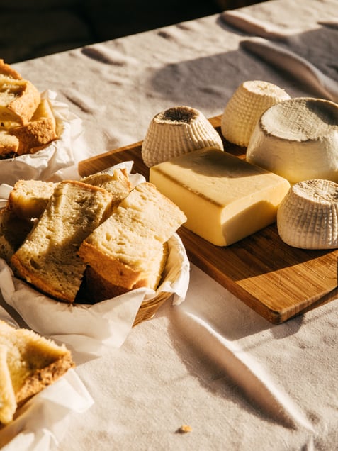 Bread and cheese
