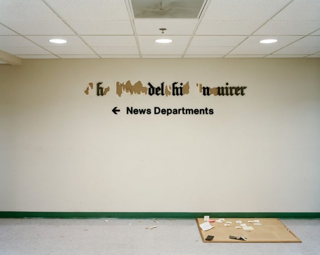 Elevator Lobby, Night Of The Move, 10:43pm, 2012 © Will Steacy