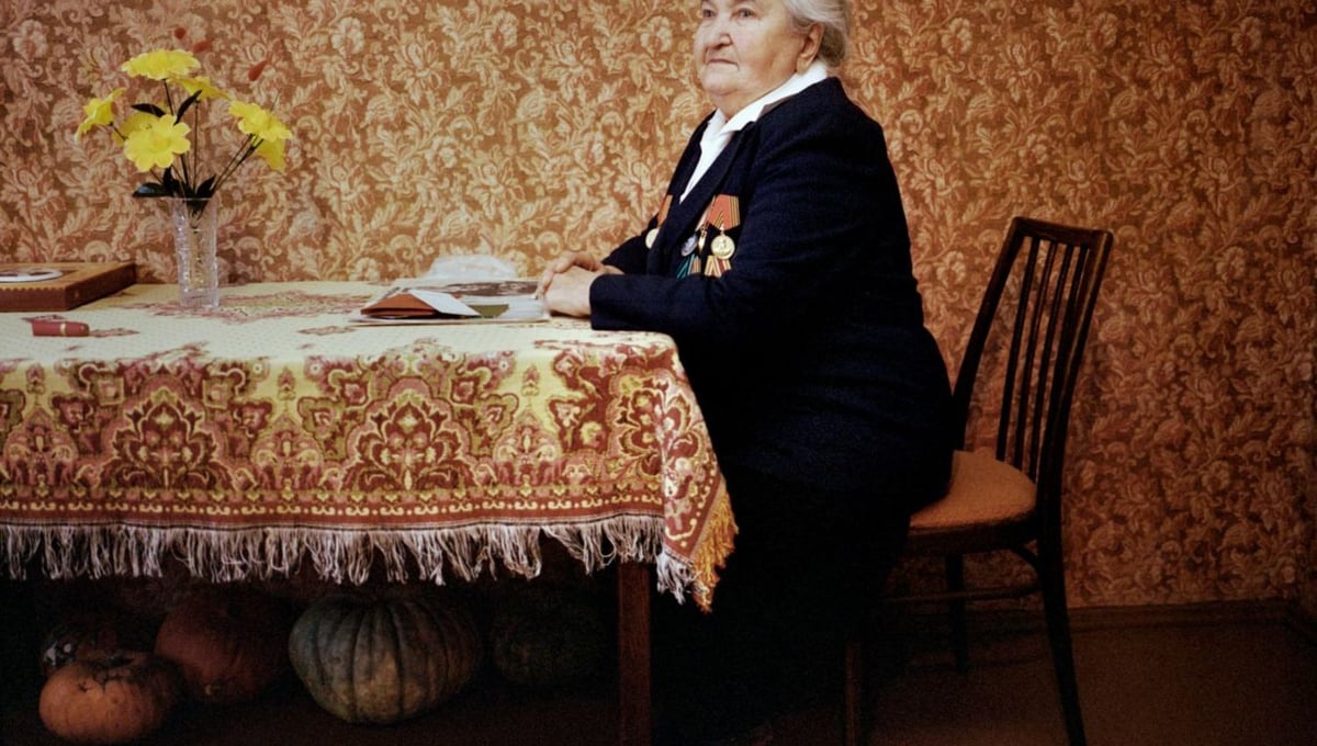 Zinaida Nikolaieva Famienska, Maladechna, was in the partisan force. From the series, "I Reminisce and Cry for Life (Women veterans of II World War in Belarus)" © Agnieszka Rayss. Finalist, LensCulture Exposure Awards 2013.