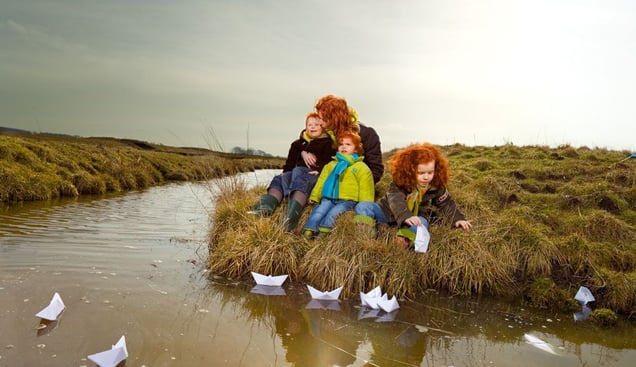 Berger family, from the series Natural Red Hair © Hanne van der Woude