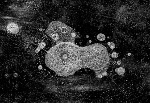 Voyages, from the series, "Hydrology: Visions in Ice" © 2008 Douglas Capron