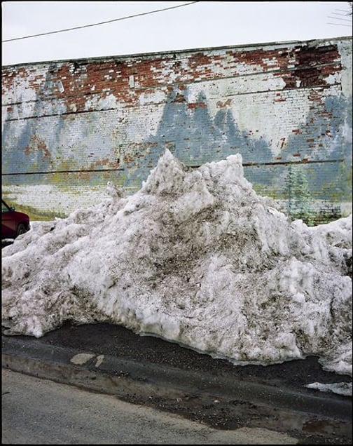 Snow Pile, Ashton Idaho © Alexis Pike
