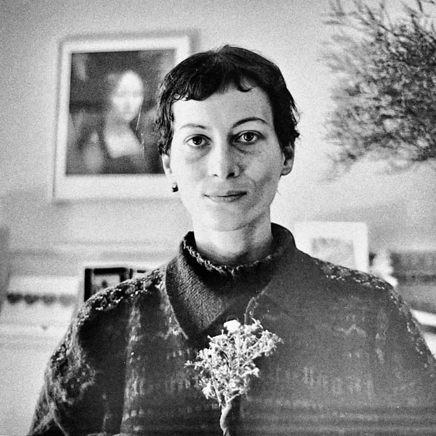 Carol with Bonsai. Cambridge, MA, 2021