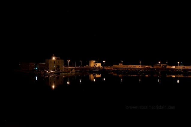Porto Empedocle is the arrival Port for the boat coming from Lampedusa or Linosa © Massimo Cristaldi