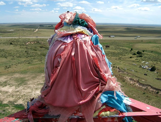 The 'wonder view' from the tower of the Tower Museum, 2007.
