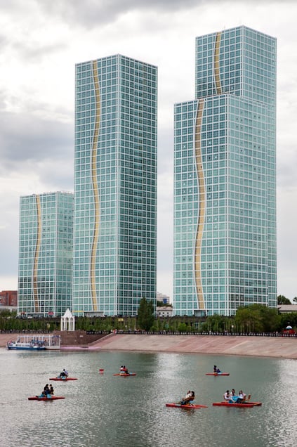 Urban Adventures On The Ishim River, Astana, Kazakhstan