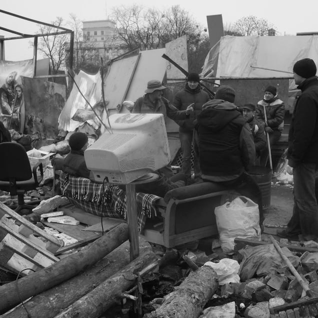 Ukraine Revolution, Kiev, February 2014 © Alfred Yaghobzadeh