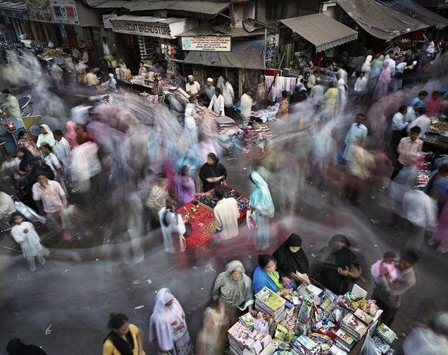 Bombay, from the series, Metropolis, © Martin Roemers, courtesy Panos Pictures