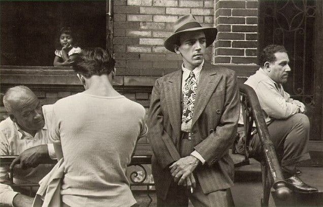 New York, circa 1945, © Helen Levitt. Courtesy Laurence Miller Gallery and/or powerHouse Books.