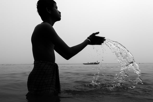 Morning Ritual at Varanasi, 2013