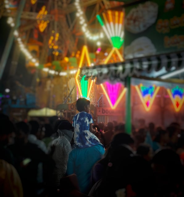 Above the crowd