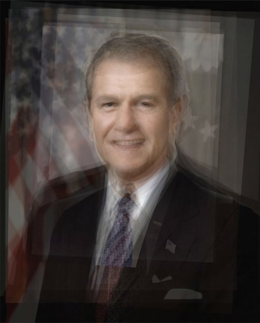 All the Presidents of the United States of America from 1960 to 2008. C-print, 2008. © Alejandro Almaraz