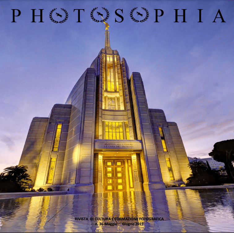 Intervista: "Ho scoperto dove sono" in PHOTOSOPHIA N. 36 Maggio – Giugno 2019