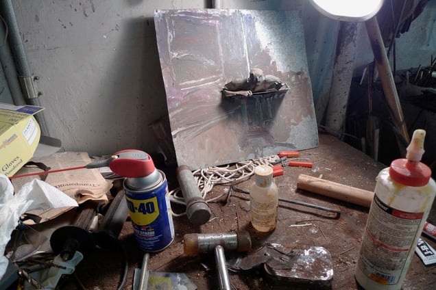 June Leaf's studio © 2008 Christopher Rauschenberg