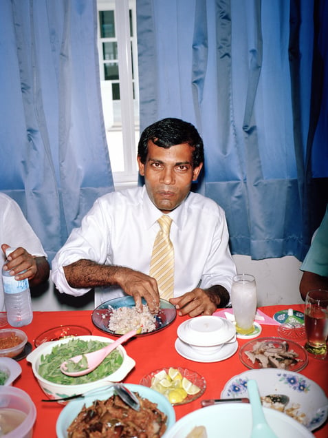 President Mohamed Nasheed of the Maldives