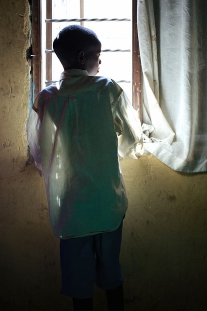 GODFREY MIWAMANYA  -  from a series TEENS and the loneliness of AIDS