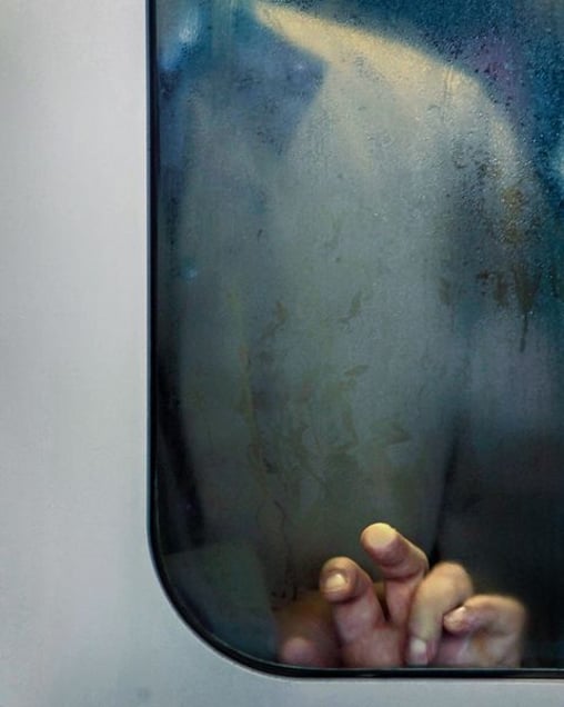 From the book and series, "Tokyo Compression" © Michael Wolf