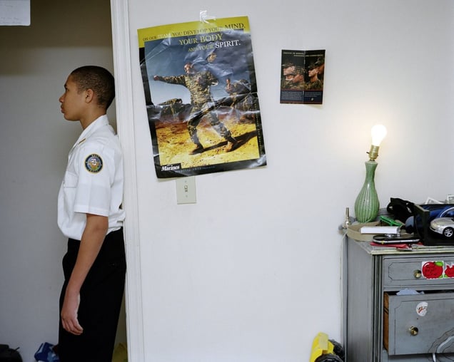 Sharrod bedroom (your body and your spirit). From the series "I slowly watched him disappear" © Jason Hanasik