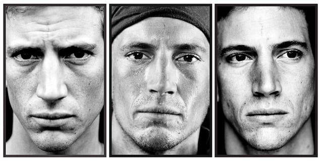 Tuur, age 24. From the series "Here are the Young Men (Marked)" © Claire Felicie