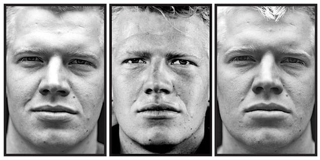 Arnold, age 21. From the series "Here are the Young Men (Marked)" © Claire Felicie