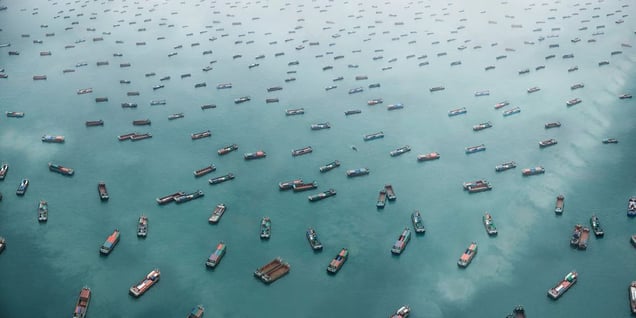 West Lamma Channel, South China Sea (2011). From the series 'EXODUS' © Marcus Lyon
