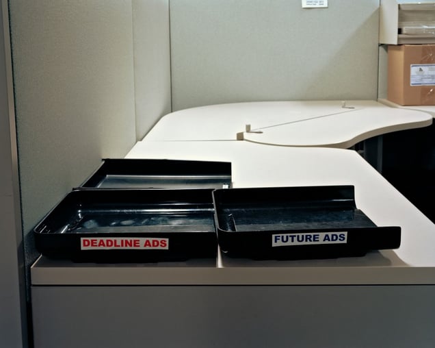 Advertising Trays, 10:02pm, 2010 © Will Steacy