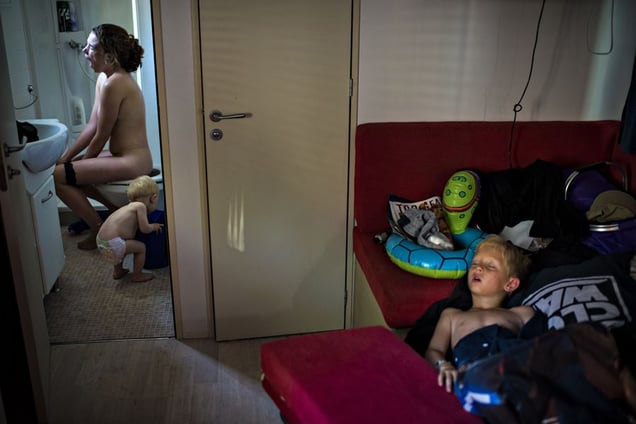 2nd Prize Daily Life Single © Søren Bidstrup, Denmark, Berlingske. Early Morning on Summer Holiday, Italy. 08 July 2012, Jeselo, Italy. Summer holiday camping. Someone is up a little too early.