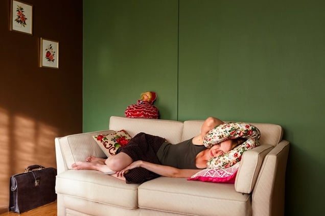 Woman and Pillows (2013)