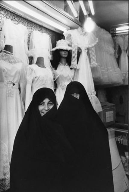 Iran. Tehran. Bazaar. 1979. From the book "War Photographer: Between Shadow and Light" © Christine Spengler