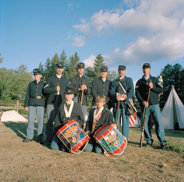 Union Soldiers, High Chaparral, High Chaparral, Hillerstorp, Sweden, 2008