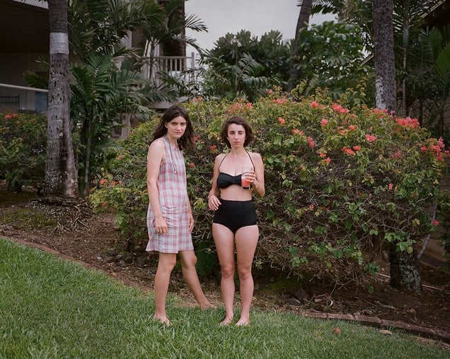 Emily at 24, with Sarah, Maui, Hawaii, 2014