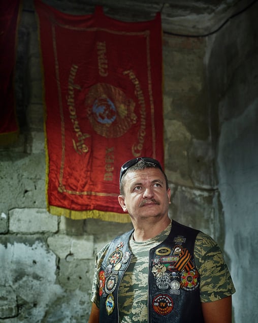 Valery Isordan  - Member of 'Vikings' motocycle club of Transnistria