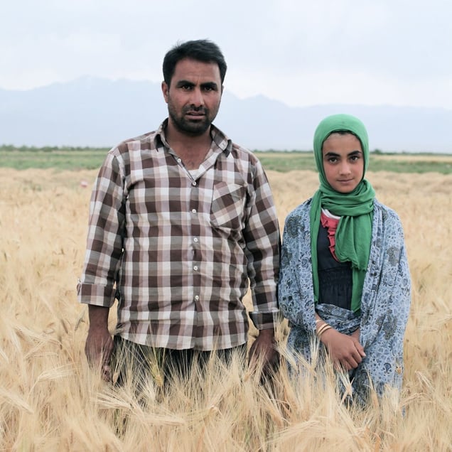 © Nafise Motlaq - Zahra's father is a farm worker."He works a lot. He works so much"