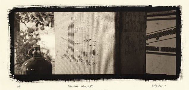 Hickory smoker, Manteca, CA 2001. © Chris McCaw