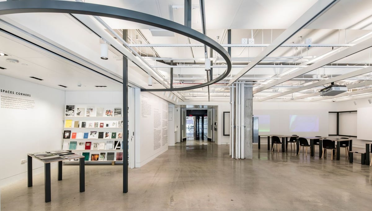 Exhibition photo © Saul Metnick. "Public, Private, Secret," showing at the ICP in New York City.