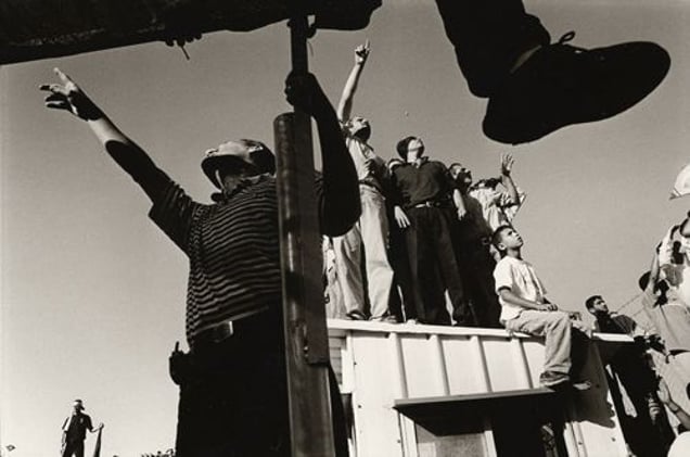 2nd prize General News Stories © Paolo Pellegrin, Italy, Magnum Photos for Vanity Fair, Yasser Arafat’s funeral. Yasser Arafat died in a military hospital in Paris on November 11 at the age of 75, after decades as Palestinian leader. Tens of thousands of Palestinians converged on the Muqata compound in Ramallah for his burial two days later.