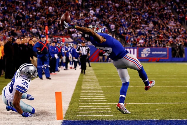 The Beckham Catch. Sports Singles. Al Bello, USA, Getty Images.