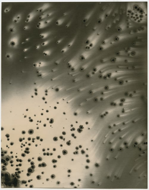 Untitled Work of Fire .04-08-13 2013. 8.5 x 6 5/8 Unique gunpowder generated gelatin silver print.