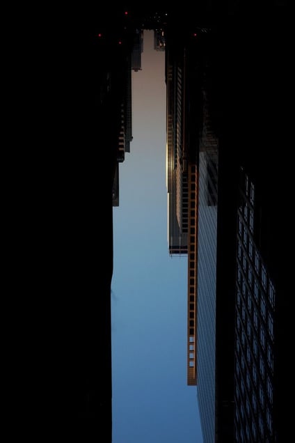 BUILDINGS MADE OF SKY II (detail), 2009 © Peter Wegner