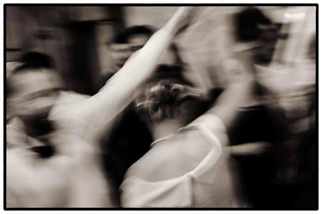 Israel, Jerusalem, black and white photo, street, wedding