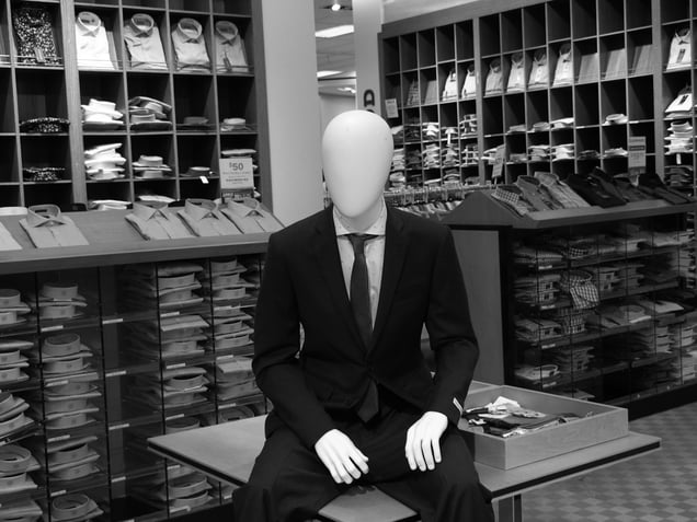 Faceless Salesman.