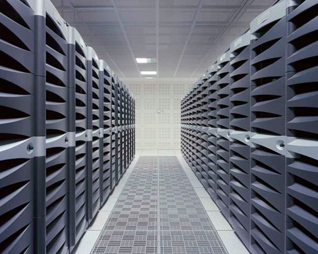 TERA-1, the supercomputer that designs France’s supercomputers. From "Forensic Traces of War" © Simon Norfolk