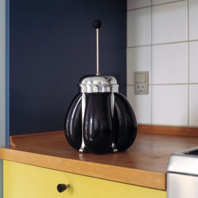 Balloon in coffee press, from the series, "Out of Order" © Jakob Hunosoe, Peter Lav Gallery