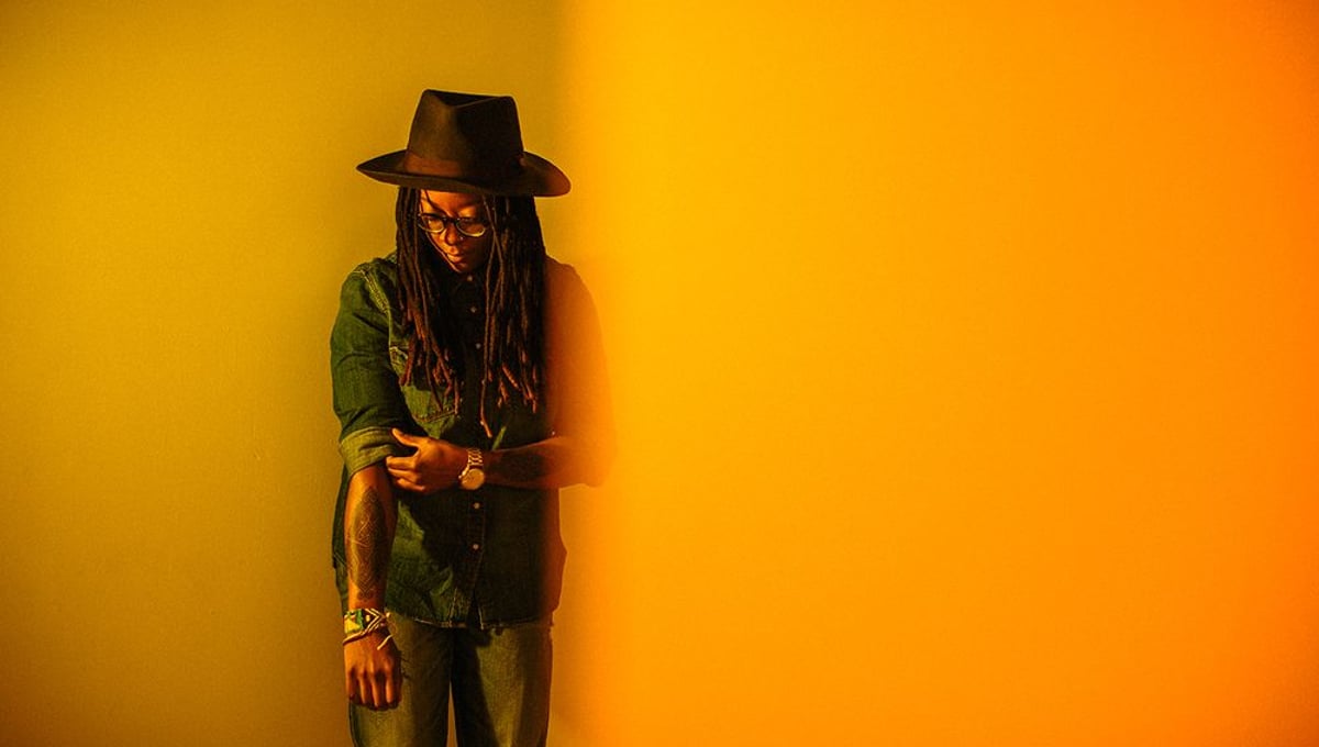 Nina Chanel Abney © Bryan Derballa. Courtesy of Juxtapoz Magazine
