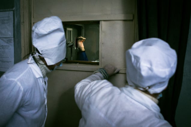 Prisoner Boris, 1983. Diagnosis: TB. Zhdanovka penal colony #3, Donbass,  February 2011.