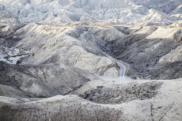 View from the desert near the Salton Sea.