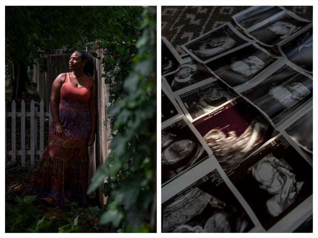 Marise Angibeau-Gray, Mom of Ellison, who died 11 weeks to full-term.