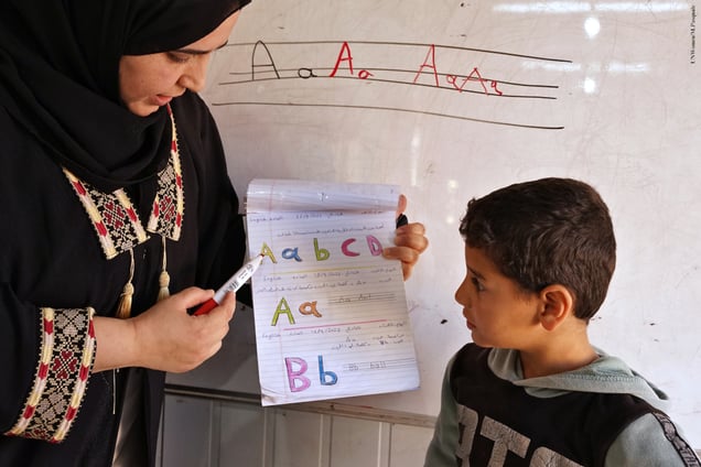 Documentation of a primary literacy class, 6