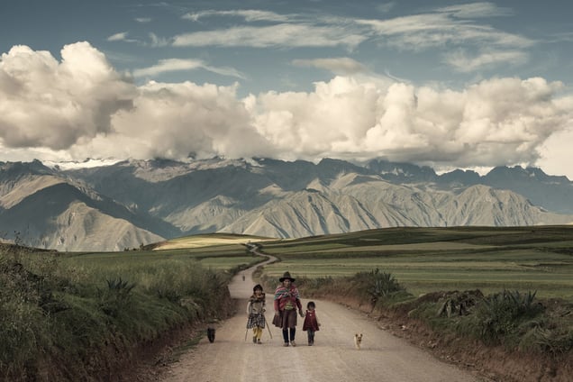 Maras Road, Maras, Peru, April 2014. © Juan Manuel Castro Prieto / Agence VU’